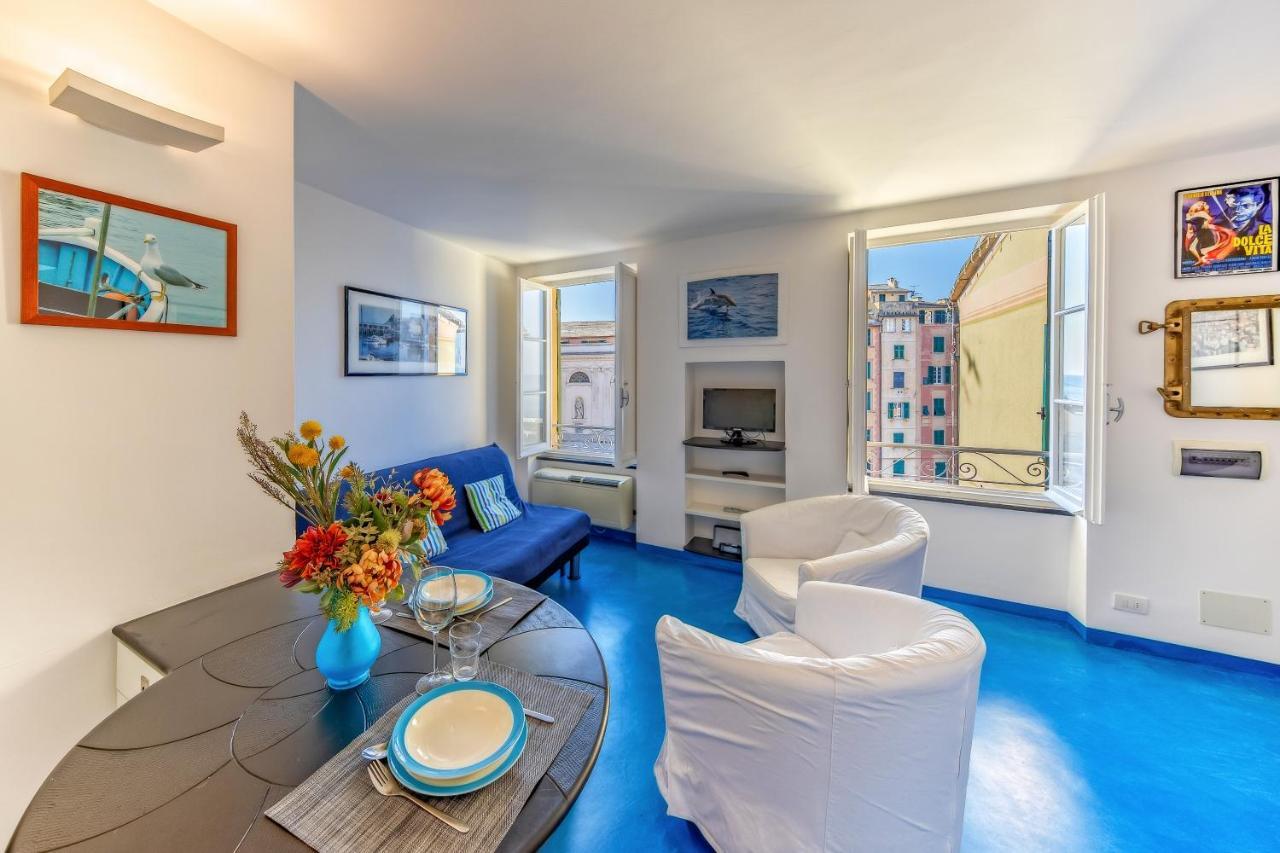 Casa Marina Relax Con Vista Sul Mare Lägenhet Camogli Exteriör bild