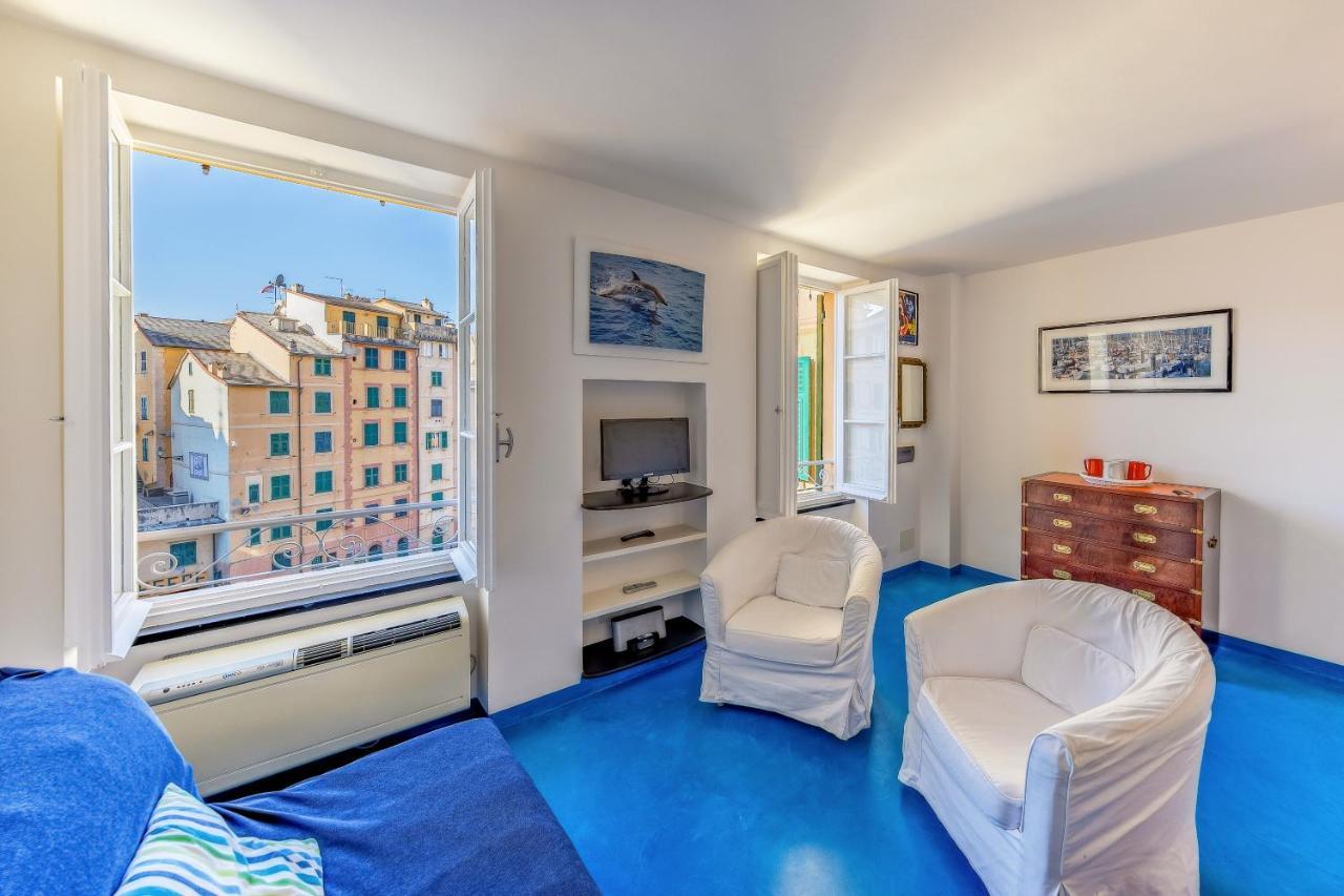 Casa Marina Relax Con Vista Sul Mare Lägenhet Camogli Exteriör bild