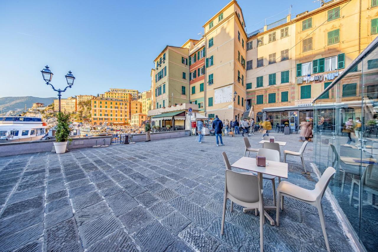 Casa Marina Relax Con Vista Sul Mare Lägenhet Camogli Exteriör bild