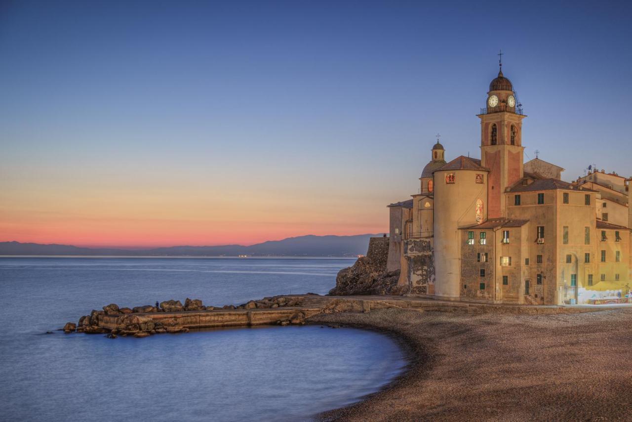 Casa Marina Relax Con Vista Sul Mare Lägenhet Camogli Exteriör bild
