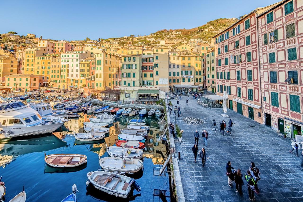 Casa Marina Relax Con Vista Sul Mare Lägenhet Camogli Exteriör bild