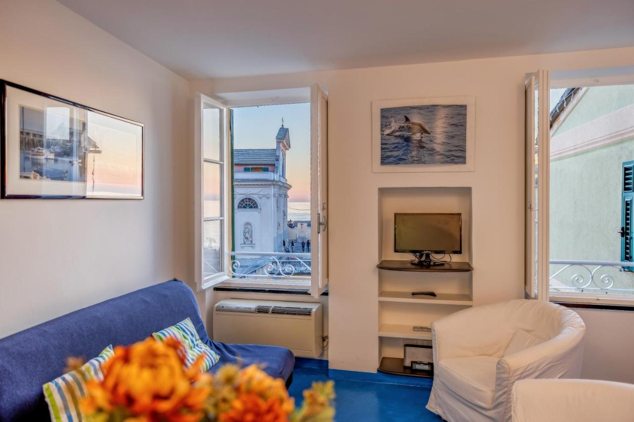 Casa Marina Relax Con Vista Sul Mare Lägenhet Camogli Exteriör bild