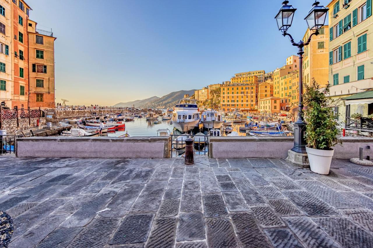 Casa Marina Relax Con Vista Sul Mare Lägenhet Camogli Exteriör bild