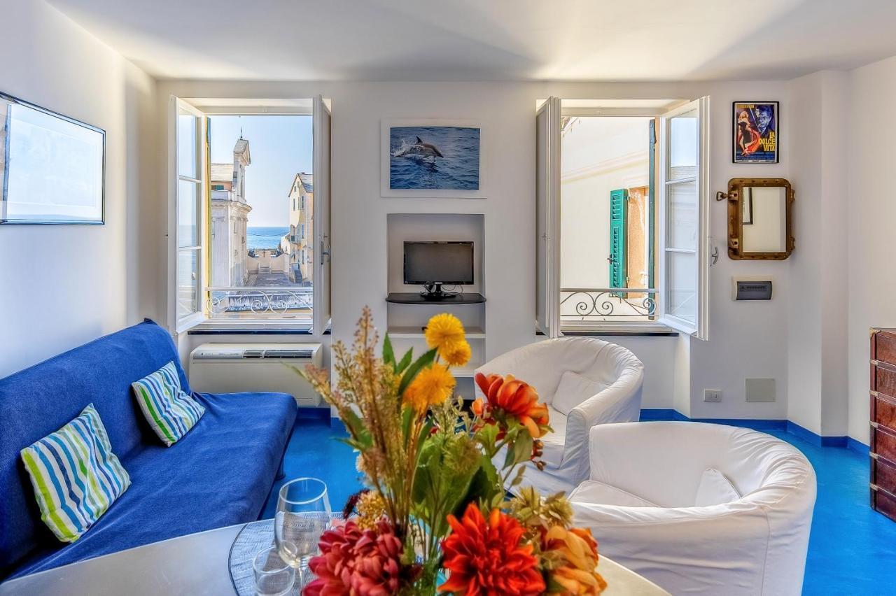 Casa Marina Relax Con Vista Sul Mare Lägenhet Camogli Exteriör bild